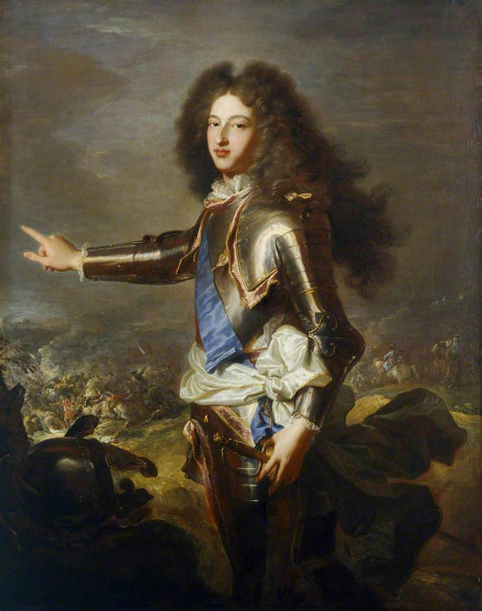 Louis, Duc de Bourgogne, vintage artwork by Hyacinthe Rigaud, 12x8" (A4) Poster