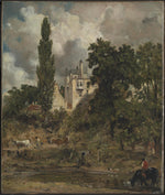 The Grove, Hampstead, vintage artwork by John Constable, 12x8" (A4) Poster