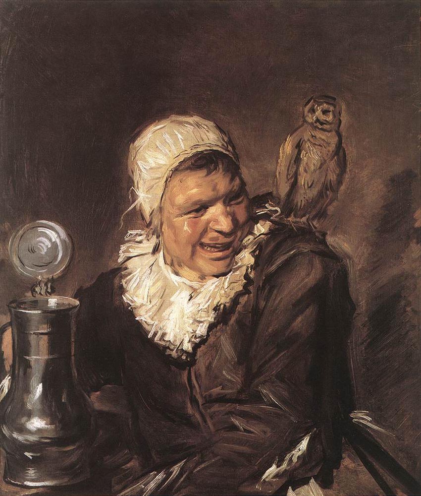 Malle Babbe, vintage artwork by Frans Hals, 12x8" (A4) Poster