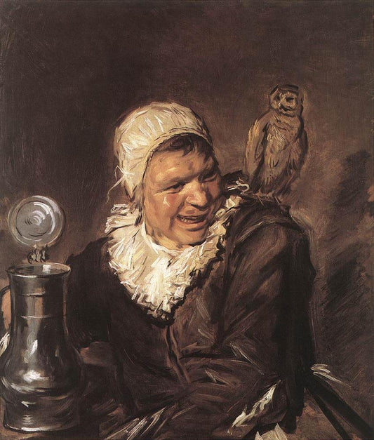 Malle Babbe, vintage artwork by Frans Hals, 12x8" (A4) Poster