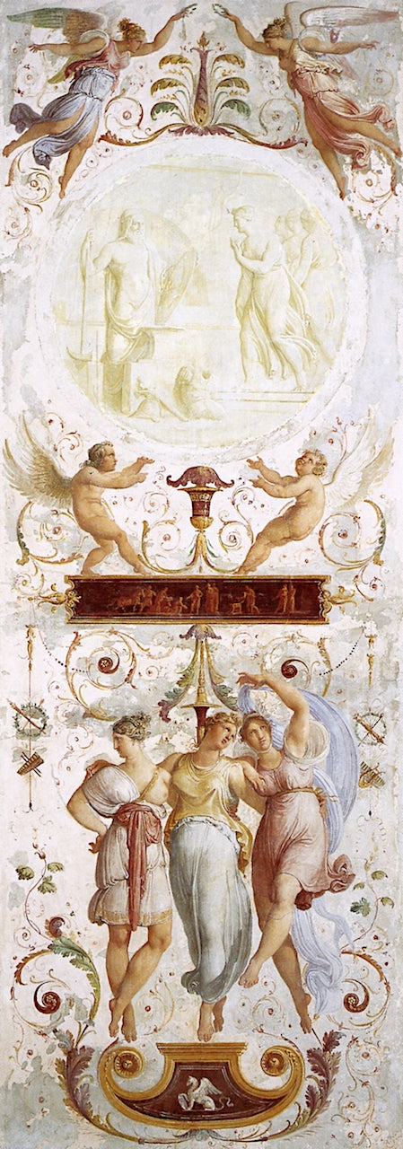 Jupiter with Hera, vintage artwork by Francesco Paolo Hayez, A3 (16x12") Poster Print