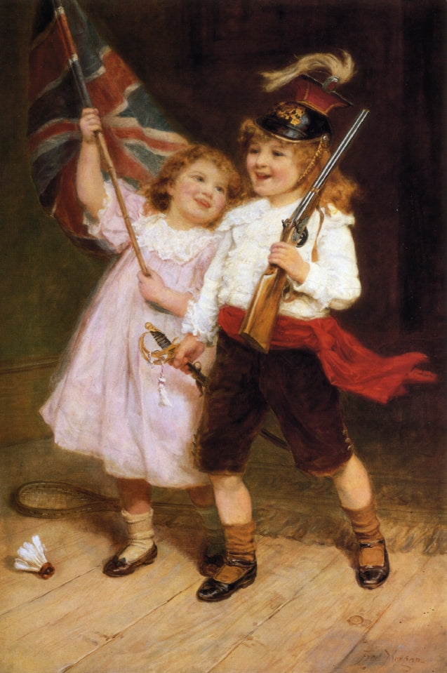 The Toy Parade, vintage artwork by Frederick Morgan, 12x8" (A4) Poster