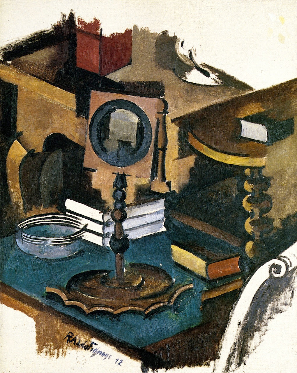 The Corner of the Table by Roger de la Fresnaye,16x12(A3) Poster