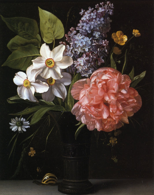 Flowers of Spring, vintage artwork by Francois Lepage, A3 (16x12") Poster Print