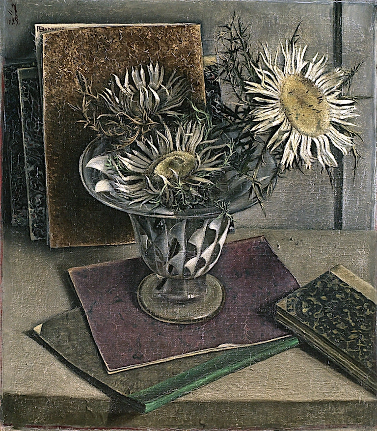 Bouquet of Thistles, vintage artwork by François-Emile Barraud, 12x8" (A4) Poster