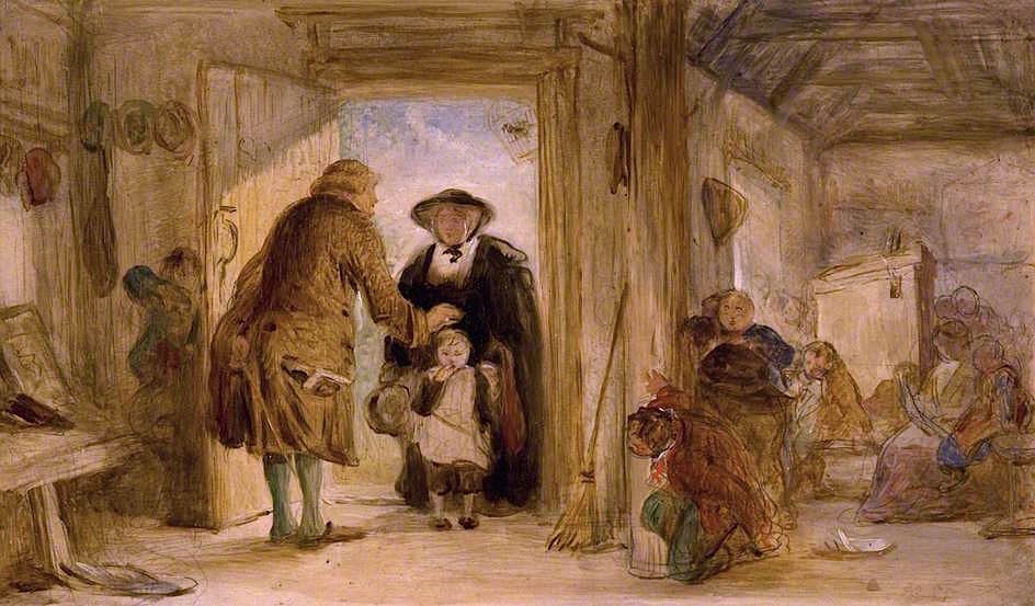 Home from the Fair, vintage artwork by Alexander Hohenlohe Burr, 12x8" (A4) Poster