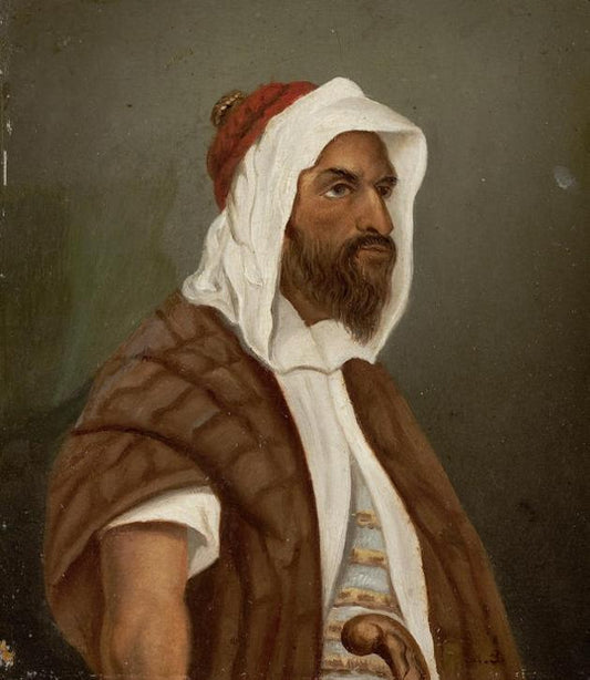 Arab Warrior, vintage artwork by Niels Simonsen, A3 (16x12") Poster Print