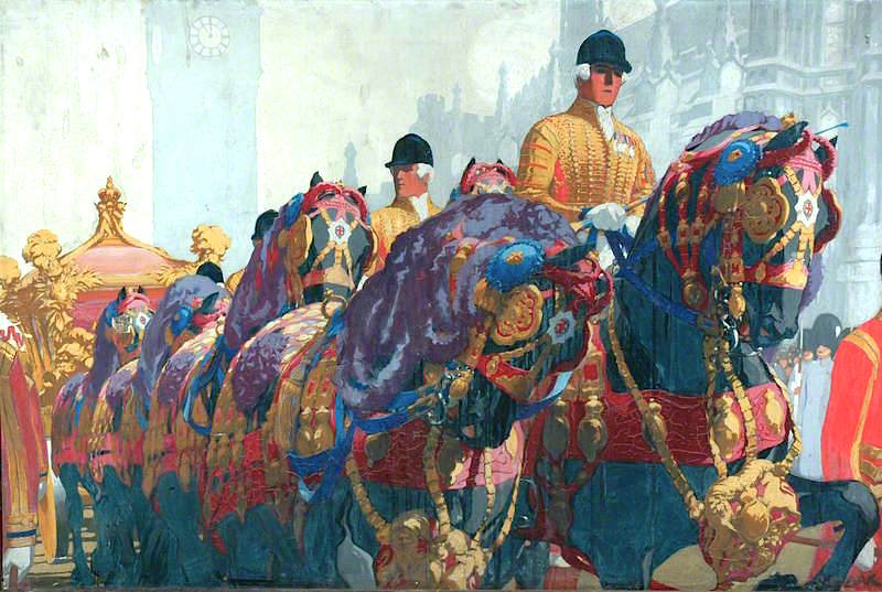 London for State Occasions by Christopher Clark,16x12(A3) Poster