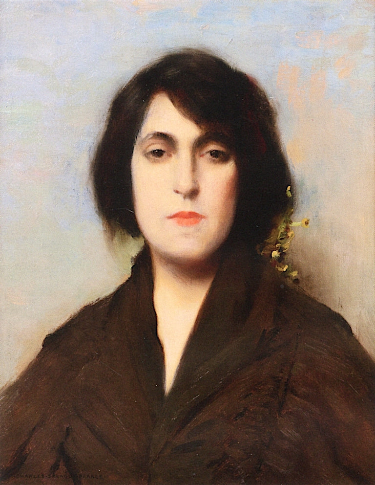 Bohemian Woman, vintage artwork by Charles Sprague Pearce, 12x8" (A4) Poster