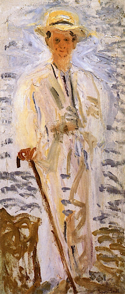 Portrait of Alexander von Zemlinsky, vintage artwork by Richard Gerstl, 12x8" (A4) Poster