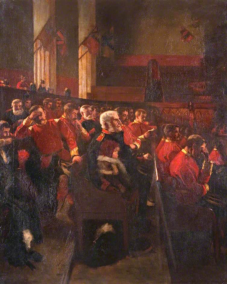 In Time of Peace, vintage artwork by Robert Gemmell Hutchison R.S.A. R.S.W., 12x8" (A4) Poster