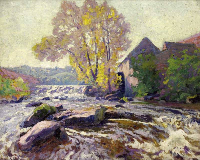 The Mill at Crozant by Paul Madeline,A3(16x12")Poster