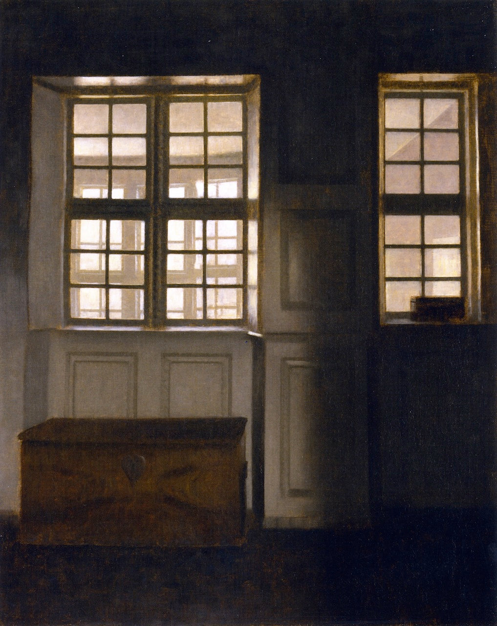 or with a View of an Exterior Gallery by Vilhelm Hammershoi,A3(16x12")Poster