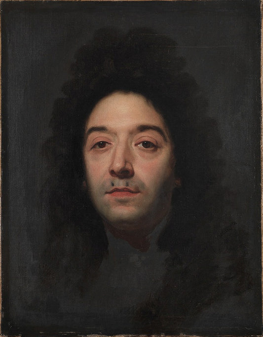 Victor Marie, Marechal de Coeuvres, Marechal et Duc d'Estrees (1660-1737), vintage artwork by Hyacinthe Rigaud, 12x8" (A4) Poster