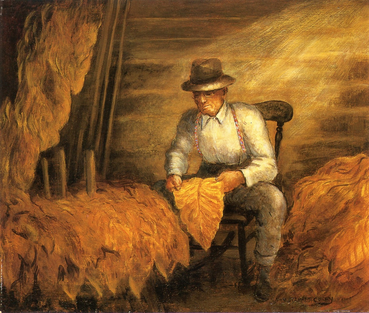 Old Belt by John Steuart Curry,16x12(A3) Poster
