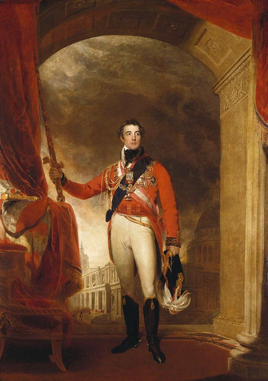 Arthur Wellesley, First Duke of Wellington, vintage artwork by Thomas Lawrence, 12x8" (A4) Poster