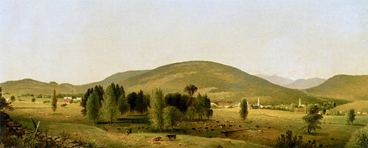 Bald Mountain, East Bennington, Vermont, vintage artwork by Frederic Chapman, A3 (16x12") Poster Print