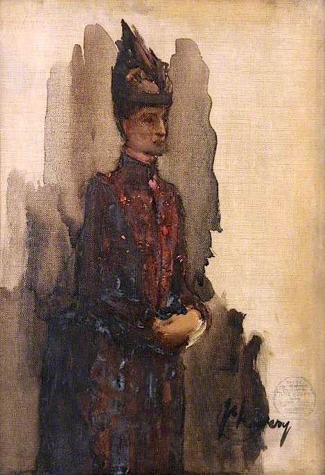 The Countess of Dundonald (sketch) by Sir John Lavery, R.A.,A3(16x12")Poster
