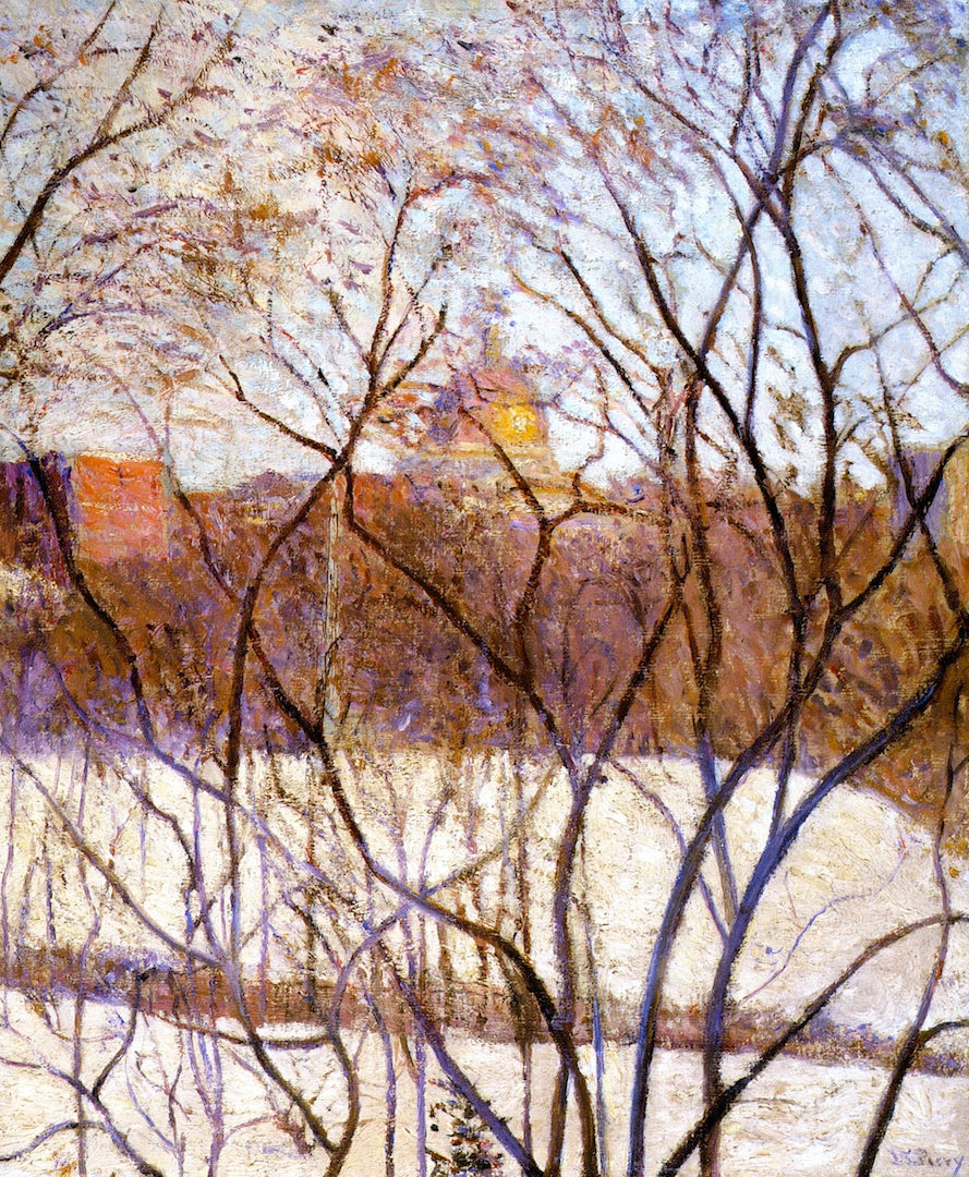 The State House, vintage artwork by Lilla Cabot Perry, 12x8" (A4) Poster