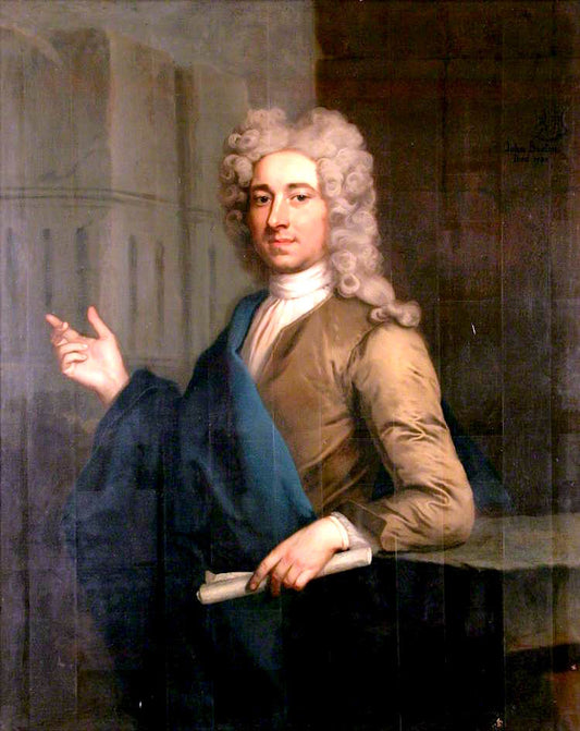 John Buxton, vintage artwork by Attributed to Michael Dahl, 12x8" (A4) Poster