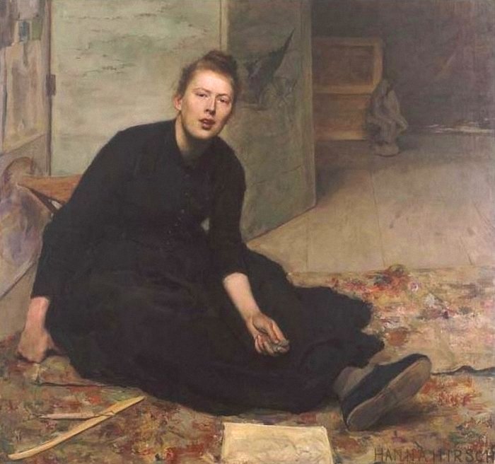 rtrait of Artist Venny Soldan-Brofeldt by Hanna Hirsch-Pauli,A3(16x12")Poster