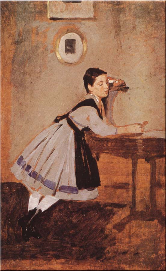 Alaide convalescente, vintage artwork by Giovanni Boldini, 12x8" (A4) Poster