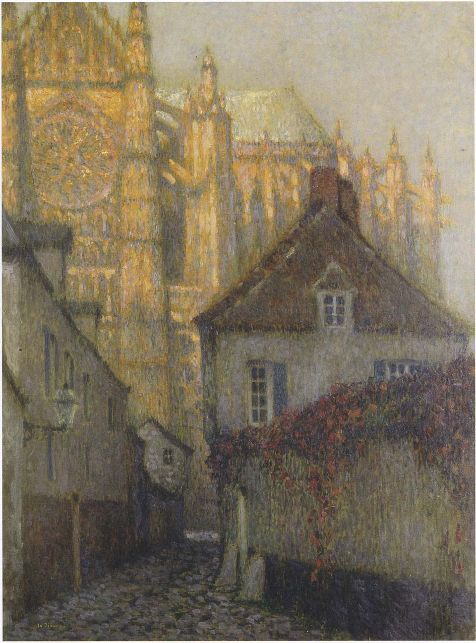 The Cathedral at Beauvais by Henri Le Sidaner,A3(16x12")Poster