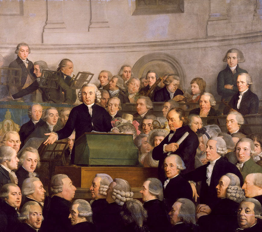 Dedication of the building of Felix Meritis (31 October 1788), vintage artwork by Adriaan de Lelie, 12x8" (A4) Poster