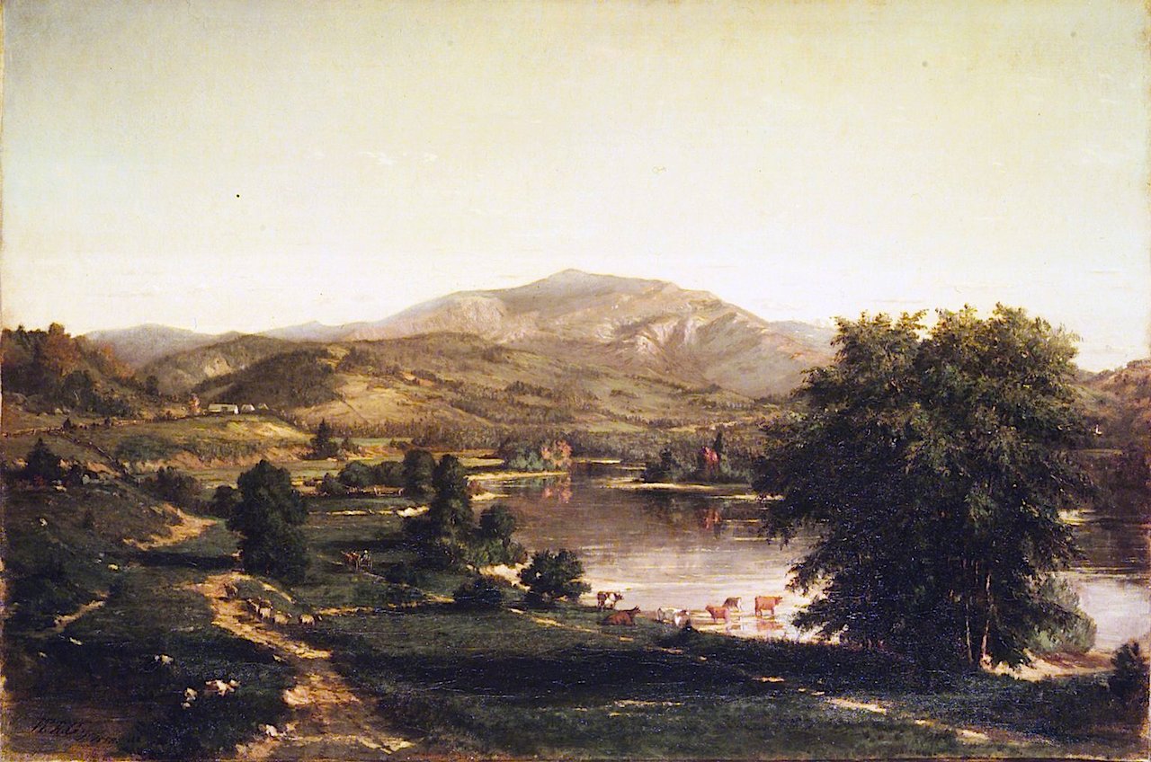 Welch Mountain from West Campton, New Hampshire, vintage artwork by Winckworth Allan Gay, A3 (16x12") Poster Print