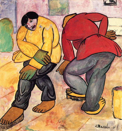 Floor Polishers by Kasimir Malevich,16x12(A3) Poster