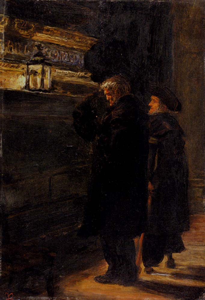 Greenwich Pensioners At The Tomb Of Nelson, vintage artwork by Sir John Everett Millais, 12x8" (A4) Poster