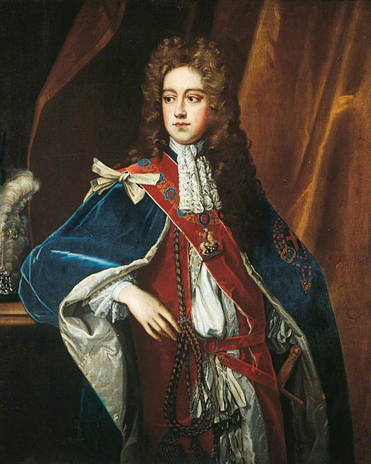 Charles Talbot, 12th Earl and 1st Duke of Shrewsbury, vintage artwork by Sir Godfrey Kneller, BT., 12x8" (A4) Poster