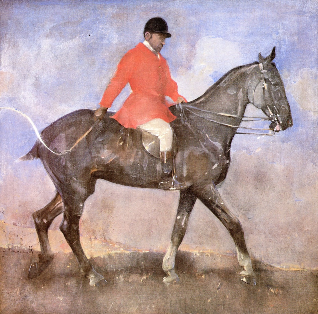 The Whip by Joseph Crawhall,16x12(A3) Poster