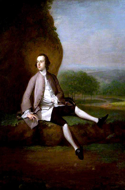 Richard Boyle, 2nd Earl of Shannon, vintage artwork by Arthur Devis, 12x8" (A4) Poster