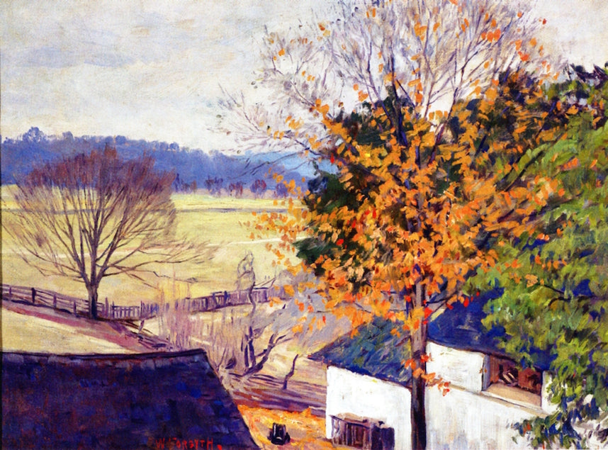 Majors Crossing, Martinsville by William Forsyth,A3(16x12")Poster