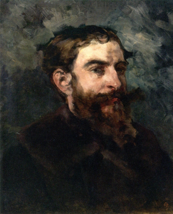 Man with Brown Beard, vintage artwork by Jean-Baptiste Carpeaux, 12x8" (A4) Poster