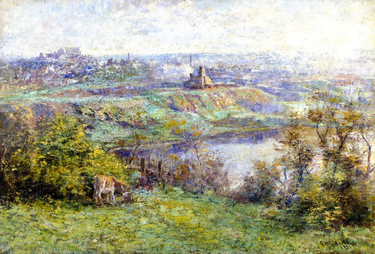Coming of Spring, vintage artwork by Frederick McCubbin, 12x8" (A4) Poster