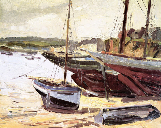 Camerie Boats, France by Abraham J. Bogdanove,16x12(A3) Poster