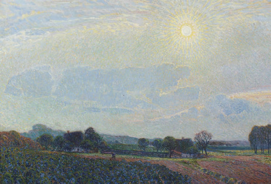 Nevelzon, a Sunny Morning, vintage artwork by Leo Gestel, 12x8" (A4) Poster