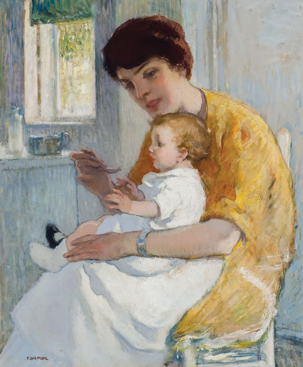 Feeding Rosemary by Francis Luis Mora,16x12(A3) Poster
