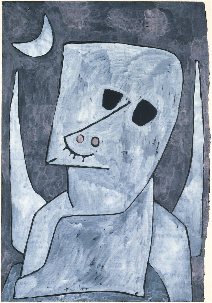 Angel Applicant, vintage artwork by Paul Klee, 12x8" (A4) Poster