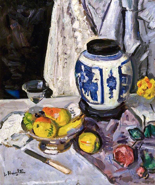 The Big Ginger Jar by George Leslie Hunter,16x12(A3) Poster