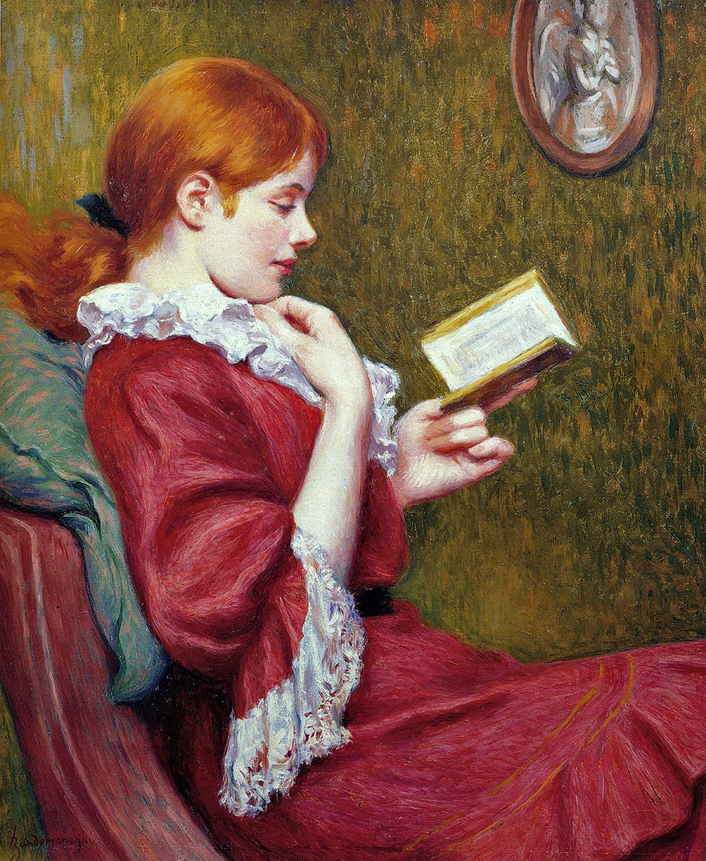The Good Book, vintage artwork by Federico Zandomeneghi, 12x8" (A4) Poster