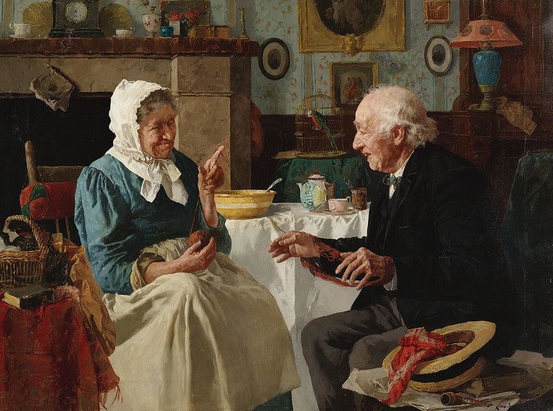 Spinning Yarns by Louis Charles Moeller,A3(16x12")Poster