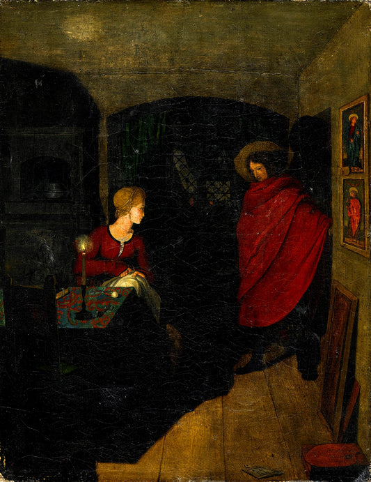 Return Home at Night, vintage artwork by Franz Pforr, 12x8" (A4) Poster