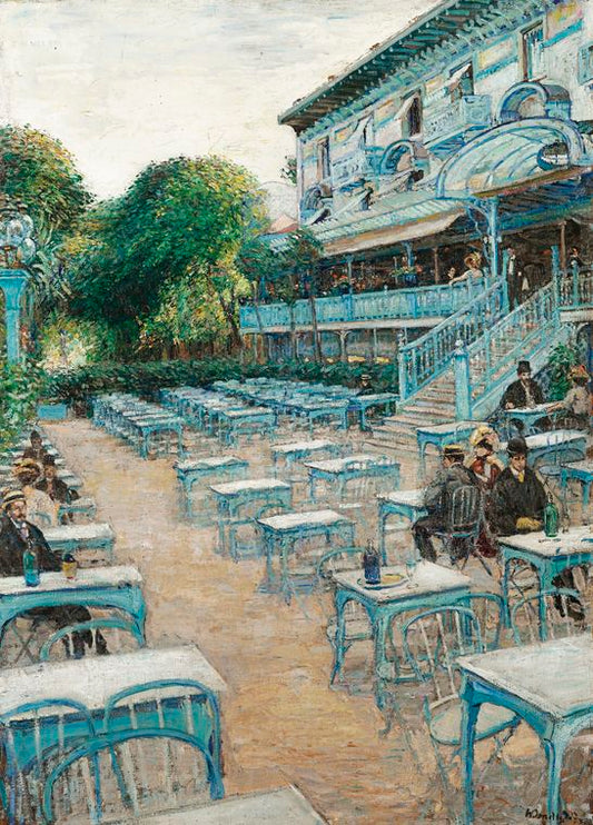 The Pavillon bleu at St. Cloud by Walter Bondy,16x12(A3) Poster