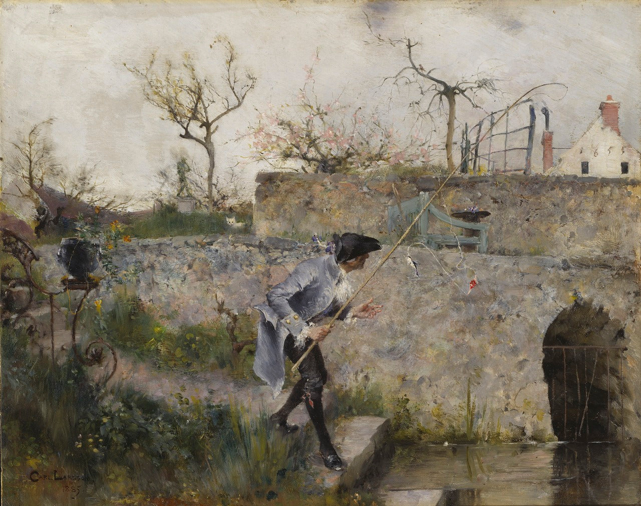 A Bite! by Carl Larsson,A3(16x12")Poster