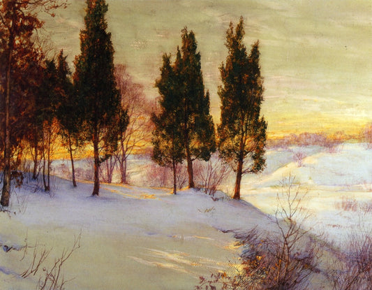 Twilight Along the Florida Coast, vintage artwork by Walter Launt Palmer, 12x8" (A4) Poster