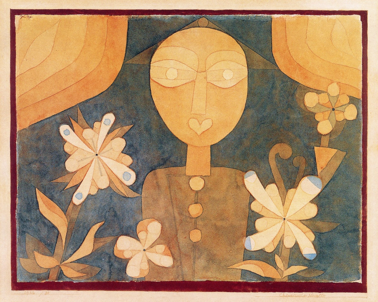 Chinese Novella by Paul Klee,16x12(A3) Poster