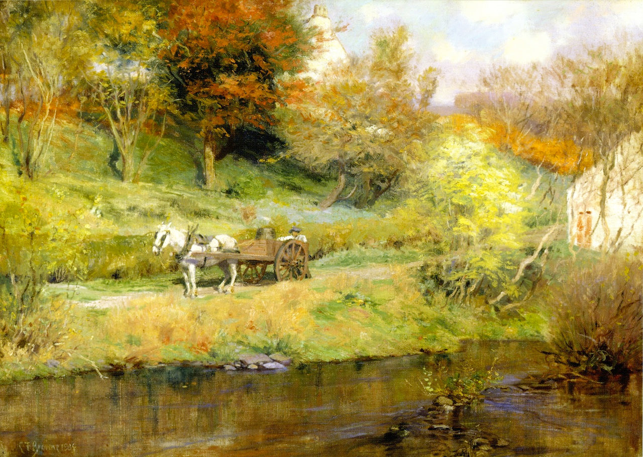 The Scum Pond by Charles Francis Browne,A3(16x12")Poster